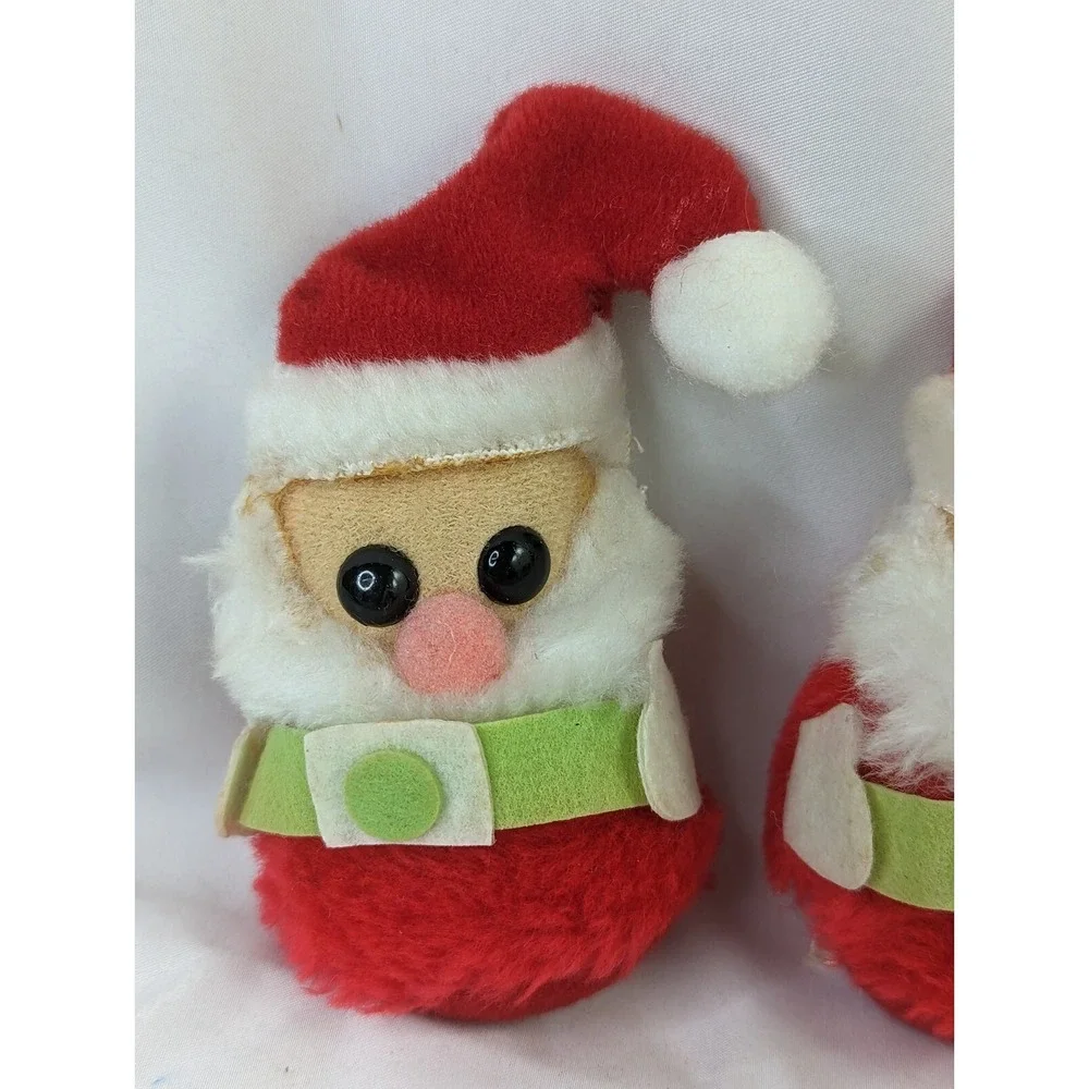 Russ‎ Santa Claus Bean Plush 4 Inch 1978 Stuffed Animal Toy